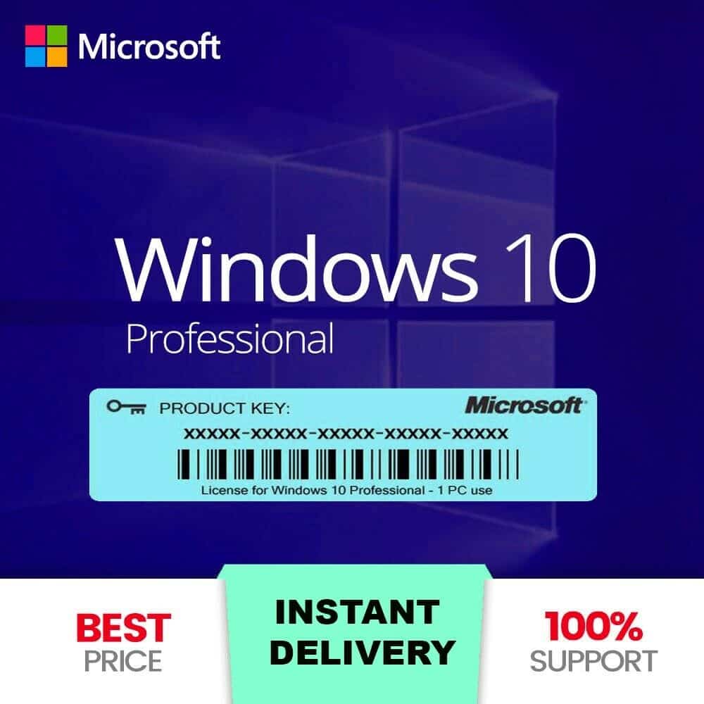 Windows 10 Pro Microsoft Product key 3264 BIT ✓ Activation Licence Instant  Delivery